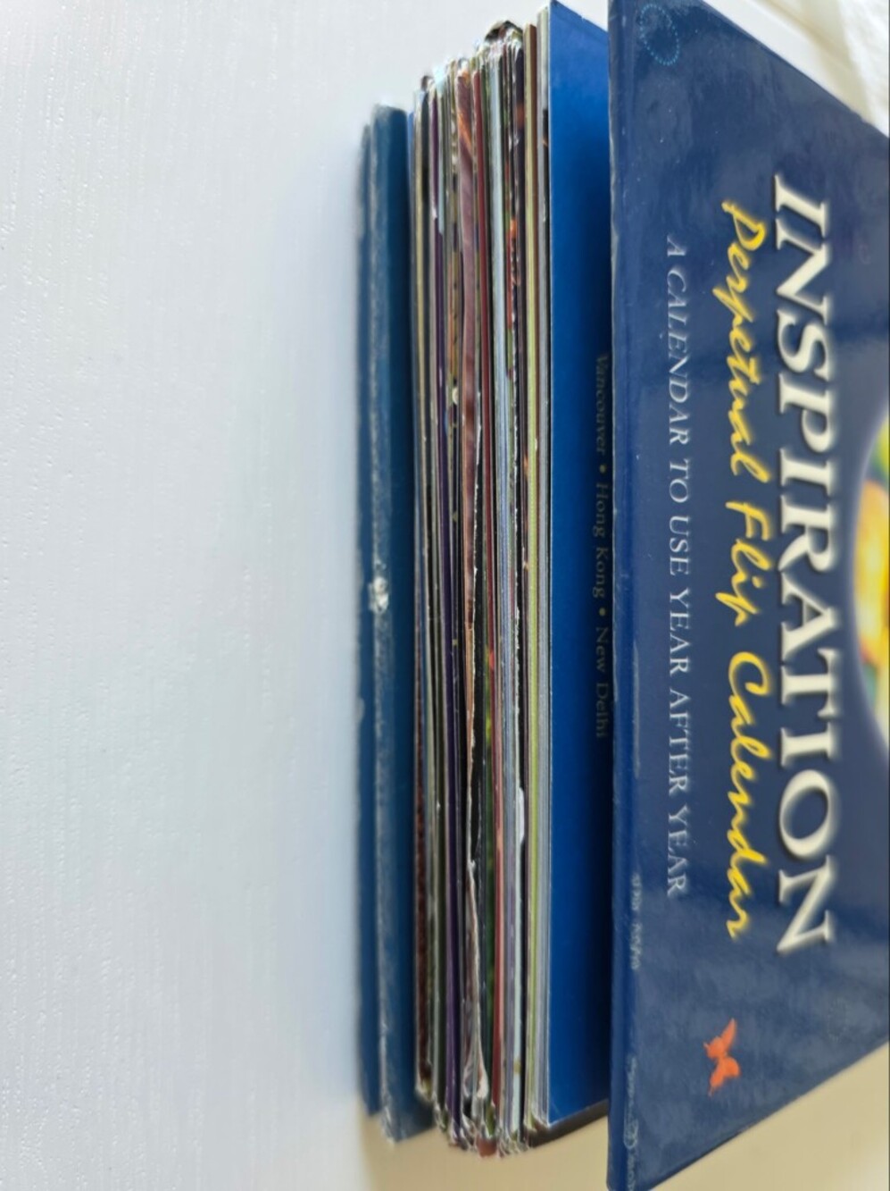 Dr. Wayne W. Dyer Inspirational Perpetual Flip Calendar - Yellow Blue Cover - Picture 3 of 7